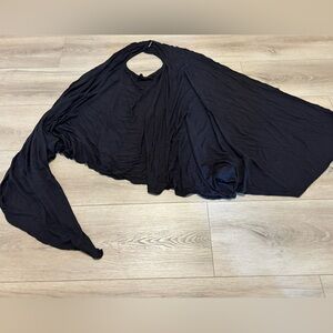 Like New Black Kushies Peekaboo Nursing Scarf
